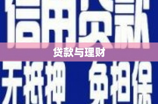 勉县贷款与理财