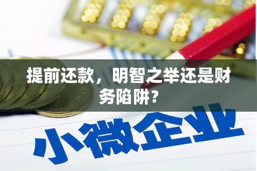 勉县提前还款，明智之举还是财务陷阱？