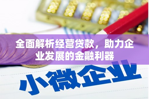 勉县全面解析经营贷款，助力企业发展的金融利器