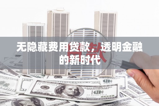 勉县无隐藏费用贷款，透明金融的新时代