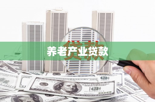 勉县养老产业贷款