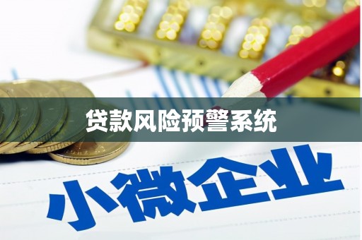 勉县贷款风险预警系统