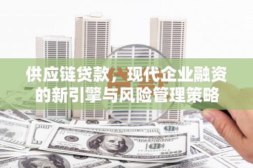 勉县供应链贷款，现代企业融资的新引擎与风险管理策略