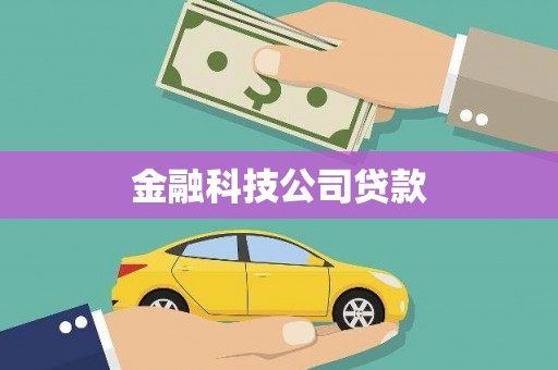 勉县金融科技公司贷款