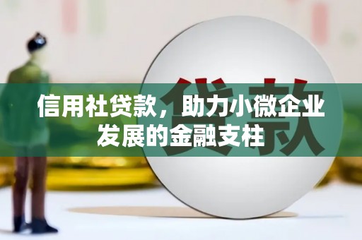 勉县信用社贷款，助力小微企业发展的金融支柱