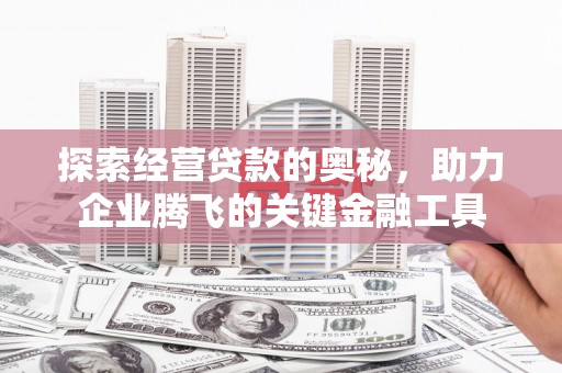 勉县探索经营贷款的奥秘，助力企业腾飞的关键金融工具