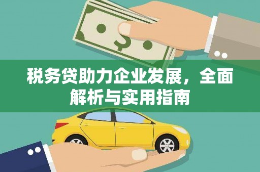 勉县税务贷助力企业发展，全面解析与实用指南