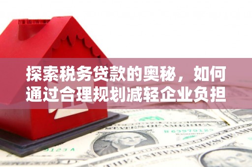 勉县探索税务贷款的奥秘，如何通过合理规划减轻企业负担