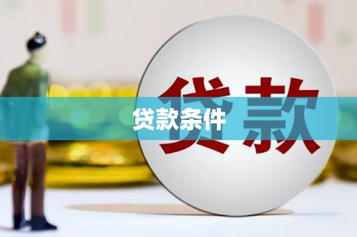 勉县贷款条件