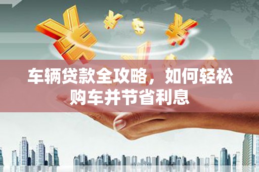 勉县车辆贷款全攻略，如何轻松购车并节省利息