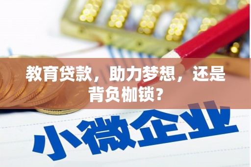 勉县教育贷款，助力梦想，还是背负枷锁？