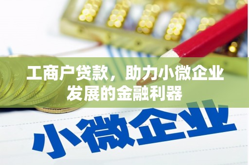 勉县工商户贷款，助力小微企业发展的金融利器