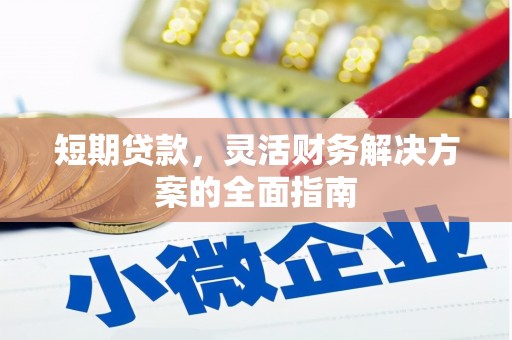 勉县短期贷款，灵活财务解决方案的全面指南