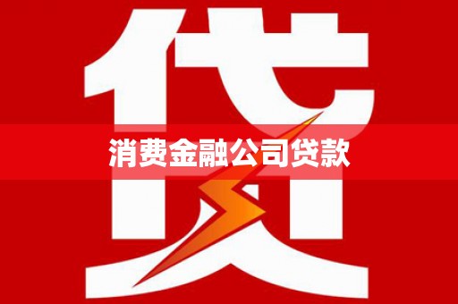 勉县消费金融公司贷款