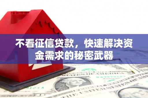 勉县不看征信贷款，快速解决资金需求的秘密武器