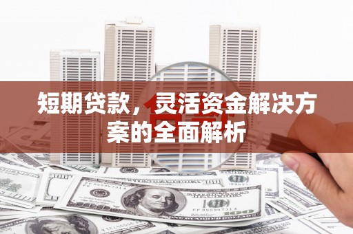 勉县短期贷款，灵活资金解决方案的全面解析