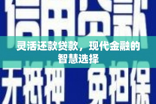 勉县灵活还款贷款，现代金融的智慧选择