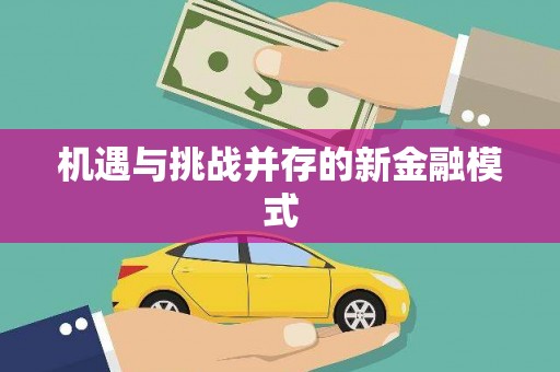 勉县机遇与挑战并存的新金融模式