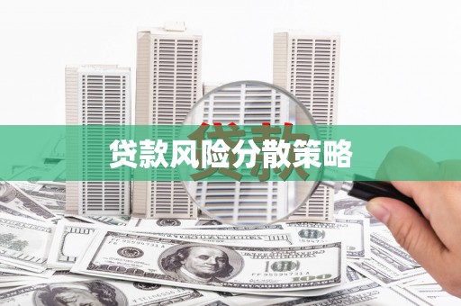 勉县贷款风险分散策略