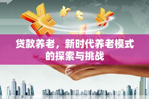 勉县贷款养老，新时代养老模式的探索与挑战