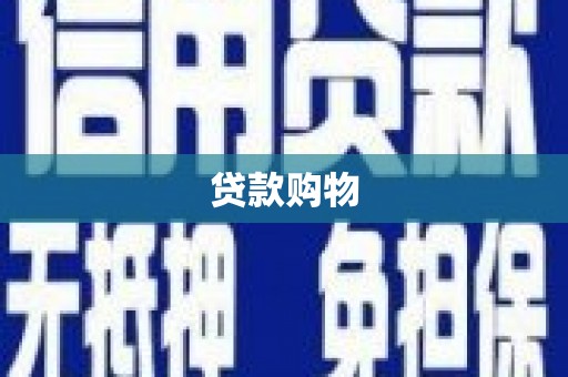 勉县贷款购物
