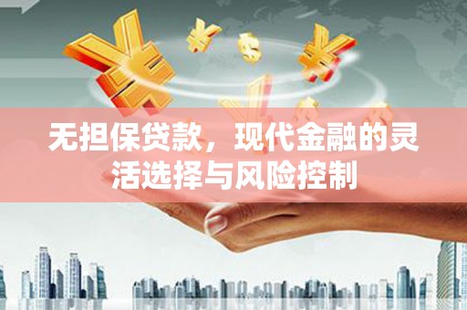 勉县无担保贷款，现代金融的灵活选择与风险控制