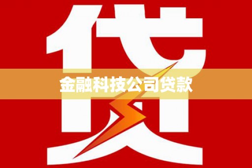勉县金融科技公司贷款