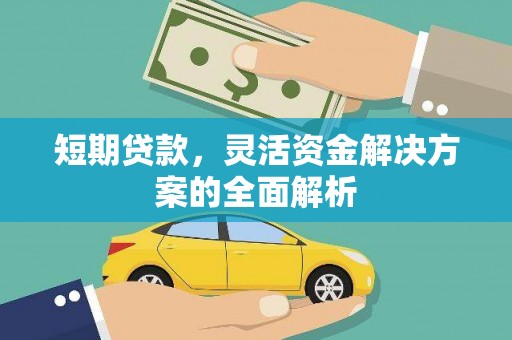 勉县短期贷款，灵活资金解决方案的全面解析
