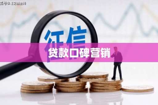 勉县贷款口碑营销