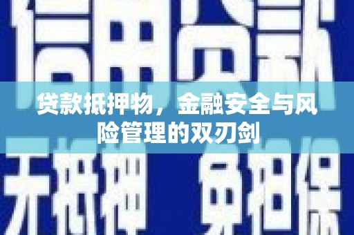 勉县贷款抵押物，金融安全与风险管理的双刃剑