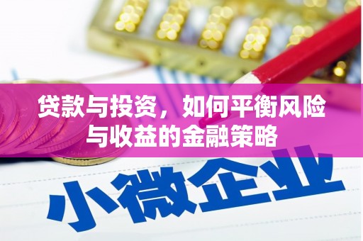 勉县贷款与投资，如何平衡风险与收益的金融策略