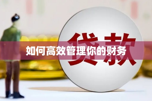 勉县如何高效管理你的财务