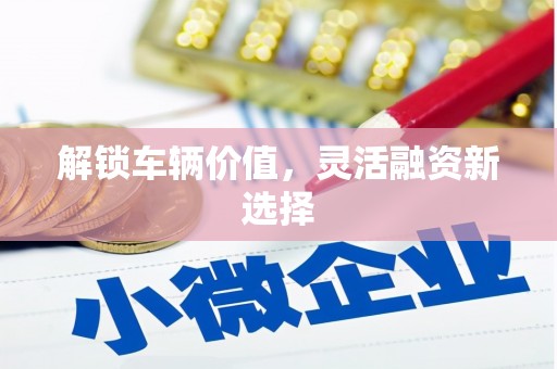 勉县解锁车辆价值，灵活融资新选择