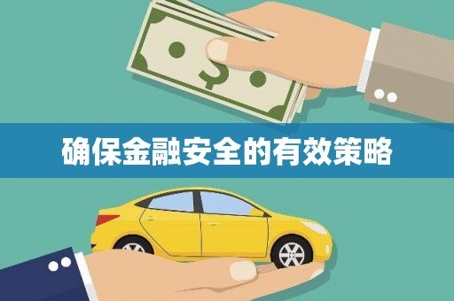 勉县确保金融安全的有效策略
