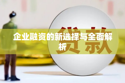 勉县企业融资的新选择与全面解析
