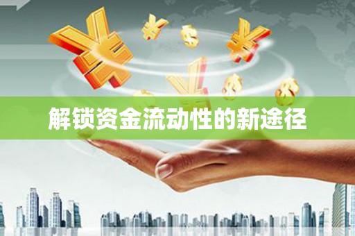 勉县解锁资金流动性的新途径